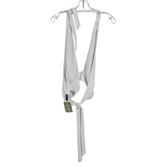 H&M Halter Top White Size Large Women’s NWT Divided‎ - Picture 5 of 5